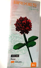 BRIXIES Plus Flowers Rose