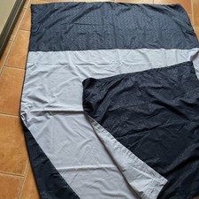 QVC SCHLOSS HELLENSTEIN Wende-Bettwäsche 2-tlg130x200/80x80 blau Reißverschluss 