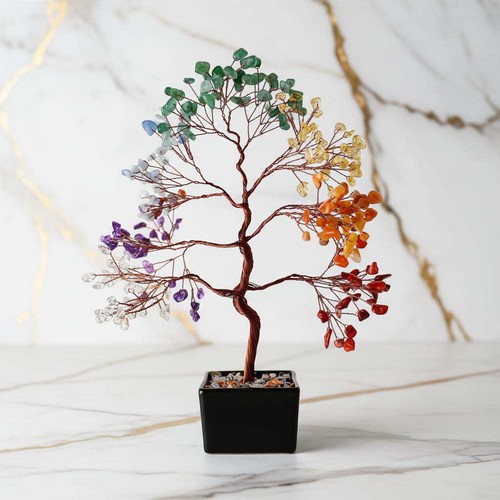 Chakra kristall baum 24cm - chakra,