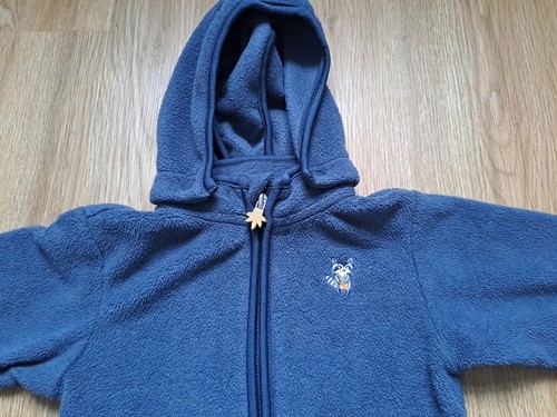 Fleece overall anzug blau gr - blau,
