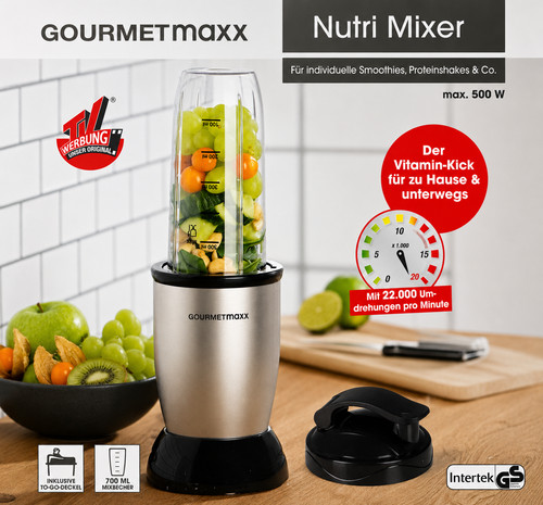 Gourmetmaxx nutri mixer - gourmetmaxx, nutri-mixer