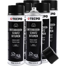6x UNTERBODENSCHUTZ STEINSCHLAGSCHUTZ 500ml BITUMEN SPRAY SCHWARZ ROSTSCHUTZ UBS