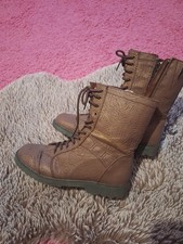 Stiefel Stiefelette Boots Ungefüttert Rosabraun Gr.40