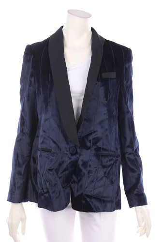 Façonnable samt blazer seide - samt-blazer,