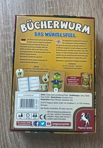 Pegasus spiele bücherwurm - pegasus,