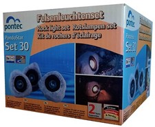 Pontec 36972 PondoStar Set 30 Teichbeleuchtung, Felsenleuchtenset Scheinwerfern