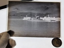 ~1931 Glas-Neg.Bodenseeschiff RAVENSBURG v.Langenargen Motor-Fahrgastschiff Foto