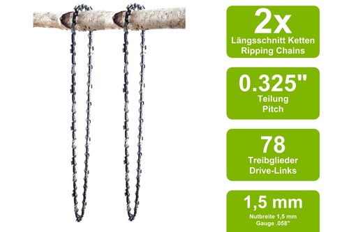 Längsschnitt sägeketten - 2,
