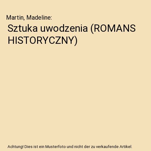 Sztuka uwodzenia romans - sztuka,