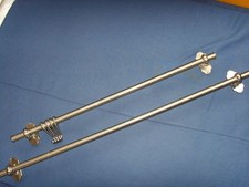 2x FINTORP IKEA KÜCHENSTANGE VERNICKELT 59 cm 79 cm GEBRAUCHT