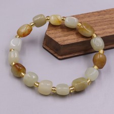 Natürliche Hetian Jade 10 mm