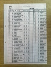FEISTEL Preisliste 1972 DIN A3 Bogen Silvester Rarität Bestellschein