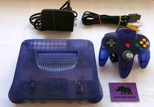 Nintendo 64 Konsole Lila Transparent Atomic Purple + Controller N64 PAL