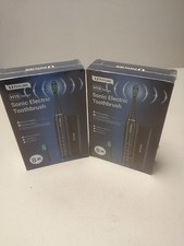 2x Schall-Ultraschall-Zahnbürste zum Aufhellen – PHYLIAN Reise in Weiß