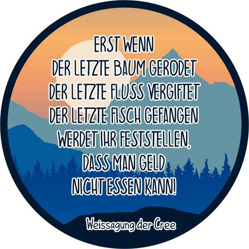 Aufkleber indianer weissagung - aufkleber, indianer,