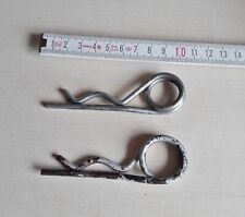 Splint doppelt 4 x 95 mm  Stecksplint Federstecker Sicherungsbolzen Federsplint