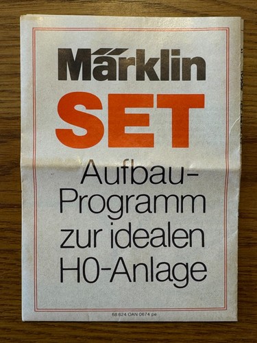 Märklin prospekt set - märklin,