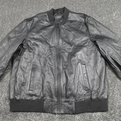 Next leder bomberjacke mantel - leder,