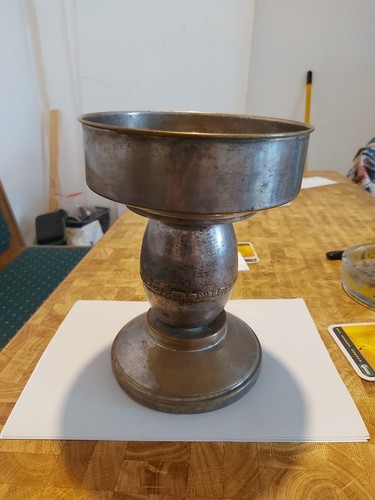 Antik pokal kelch messing - pokal,