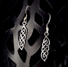Ohrringe 925 Silber Knoten keltisch zierlich  - klassisch schön