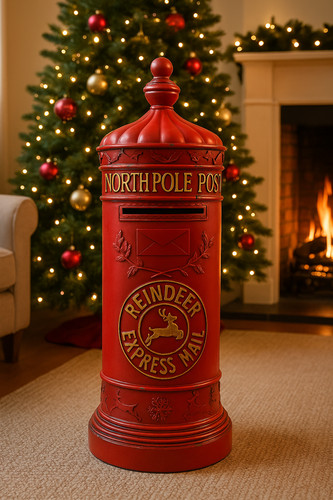 Weihnachtspostkasten nordpol - weihnachtspostkasten,