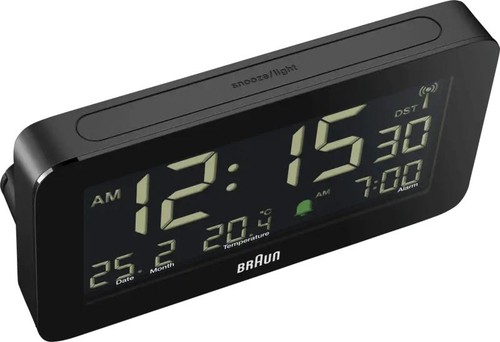 Braun funkwecker bc10b schwarz - funkwecker,