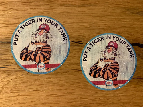 Esso tiger aufkleber auto - esso,