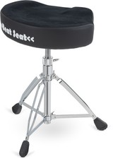 XDrum BeatSeat Drum Hocker in Sattel-Form mit präziser Spindel-Höhenverstellung