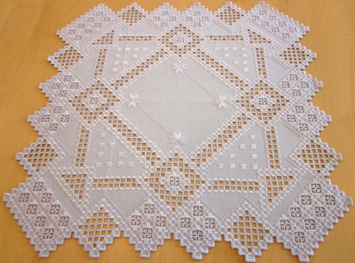 Edle hardanger mitteldecke - edle,