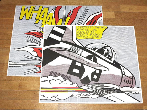 Roy lichtenstein poster set - roy, of