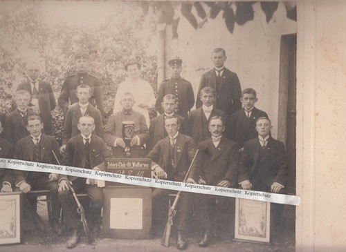 Großes pappfoto schießklub - großes,