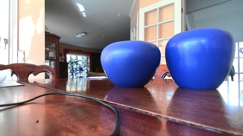 2 große blaue - ,