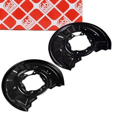 2x febi Spritzblech Bremsscheibe für MERCEDES W204 S204 C204 A207 C207 hinten