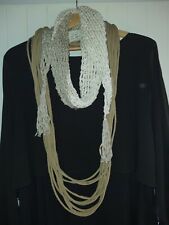 Schal Tuch + Kette handarbeit