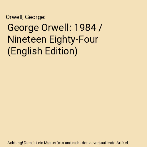 George orwell 1984 - george,