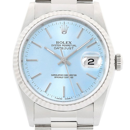 Rolex datejust eisblaues - rolex,