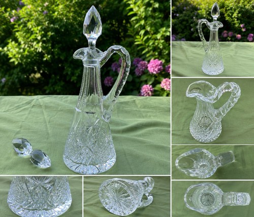Glas kristall karaffe - kristall,