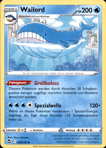 Pokemon 038 195 - -, wailord