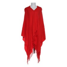 Cape, Größe: L, Rot, Acryl