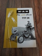 Original Prospekt MAN Traktor
