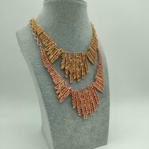 Halskette gold rosegold - halskette,