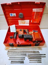 Hilti TE 6-22 Nuron Akku Bohrhammer + Koffer + Ladegerät + 12 Bohrer + 2 Meißel