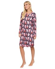 Damen Langarm Nachthemd 'Cosy