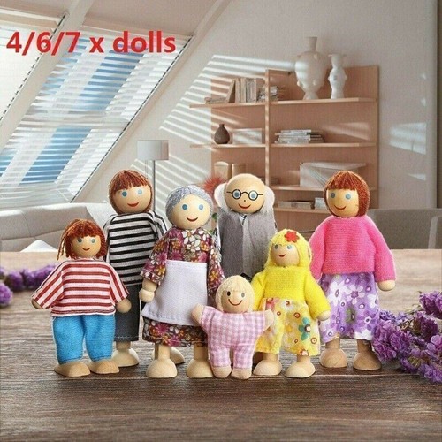 Holz puppen personen familie - holz,