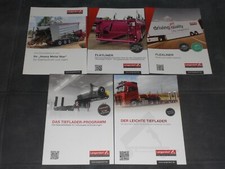 LANGENDORF Tieflader, Spezialtieflader, LKW Anhänger Prospekte ( Lkw 88 )