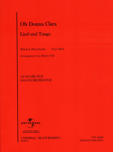 Donna clara tango - tango, noten