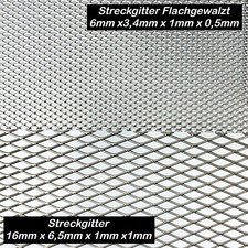 Streckgitter Edelstahl 16 x