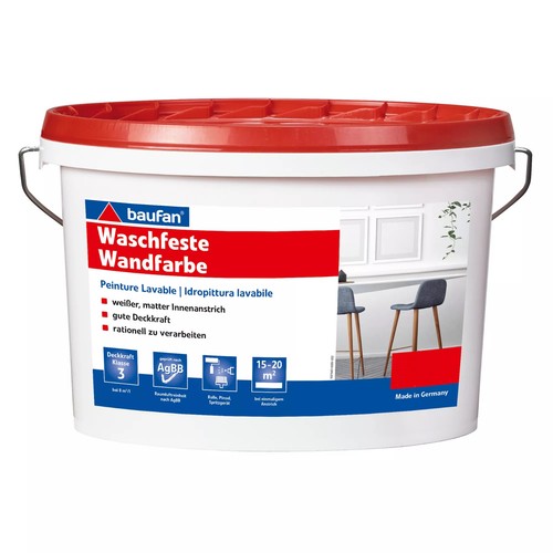 Baufan waschfeste wandfarbe - waschfeste,