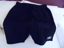 Herren Bermuda Sweat Short Hose Umbro schwarz XL