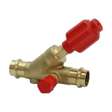 Seppelfricke SPS Freistromventil Ø22 mm Press-Anschluss mit Entleerung , OVP